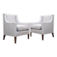 Pair of Vintage 1930s Art Deco High Back Armchairs