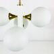 Kaiser Pop Art 4 opaline balls chandelier, 1960s