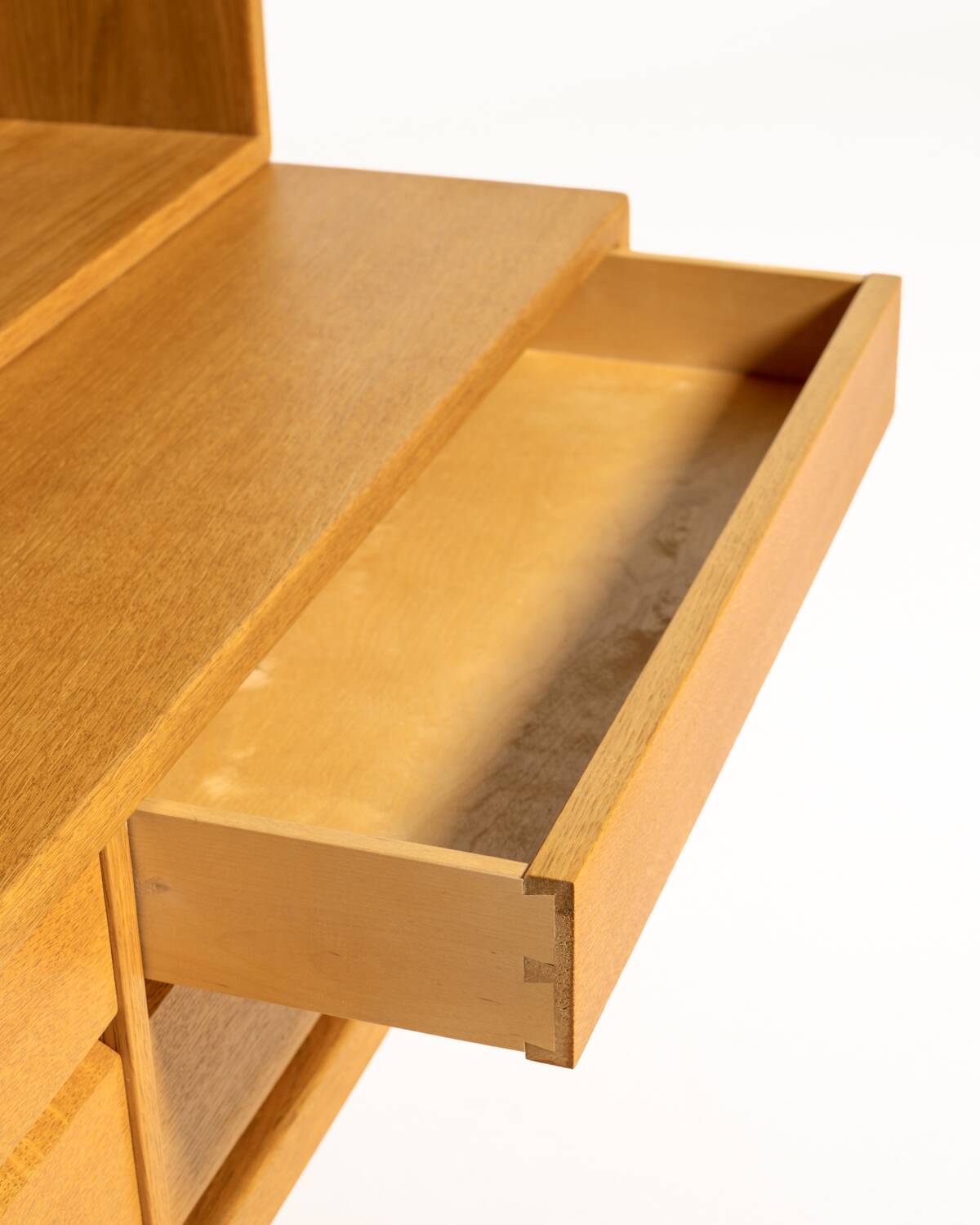 Scandinavian oak bookcase with drawers, 1960s/1970s