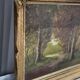 Signed oil painting on gilded wooden frame