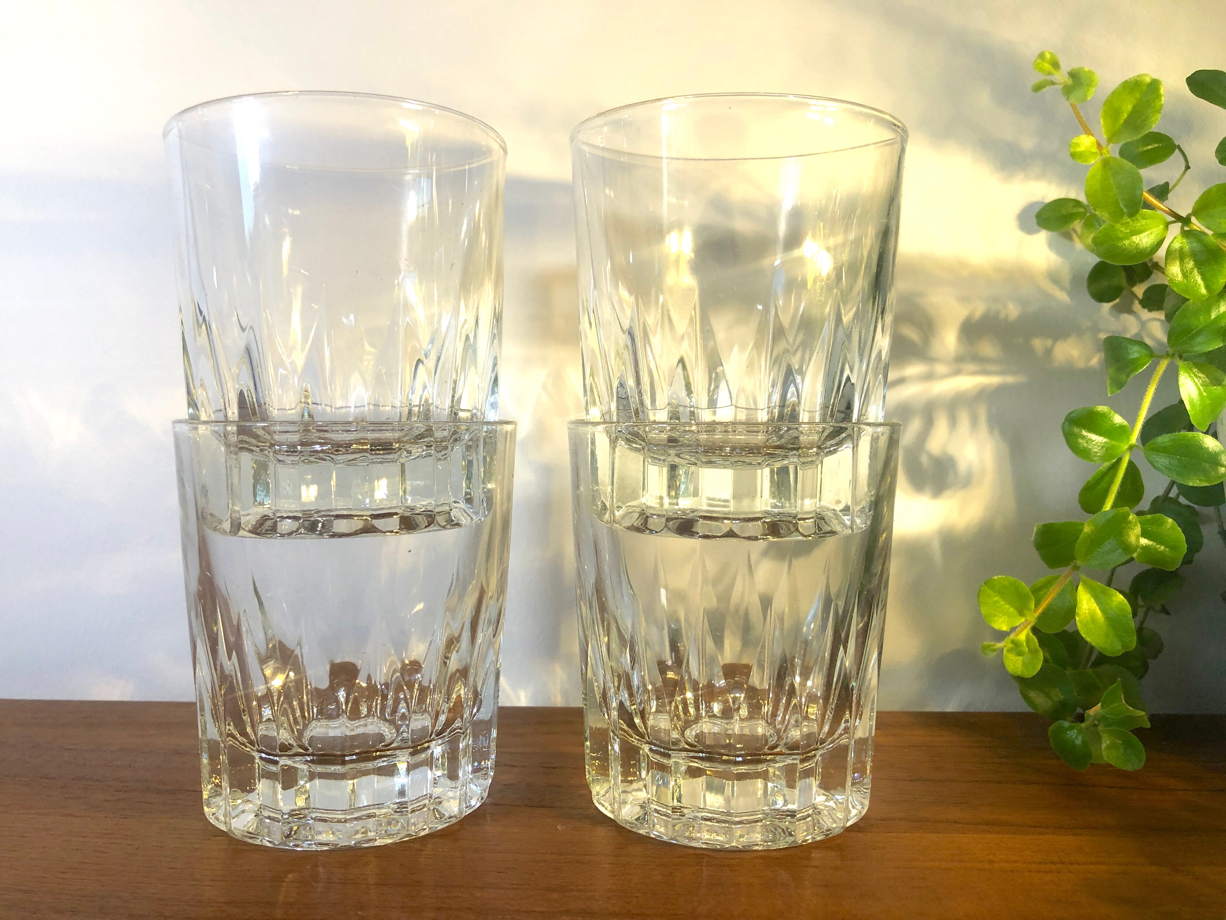 Wiskey glasses 1980s