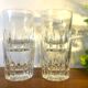 Wiskey glasses 1980s
