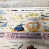Affiche Scolaire MDI - Le charbon / La craie