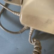 Telephone in Bakelite ecru beige with keys socotel s63 vintage 1981