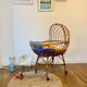 Cradle in rattan