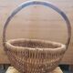 Panier vintage osier tressé
