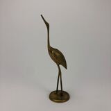 Brass heron couple