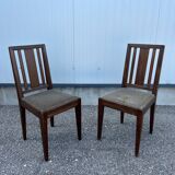 paire de chaises art deco