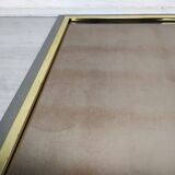 Mirror square brass design