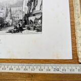 Seville, Spain, printed illustration from 1841.