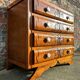 Art Deco commode, vintage antique piece with marble top.