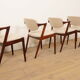Set of 4 dining chairs | Kai Kristiansen | Z-chair – model 42 | Rosewood