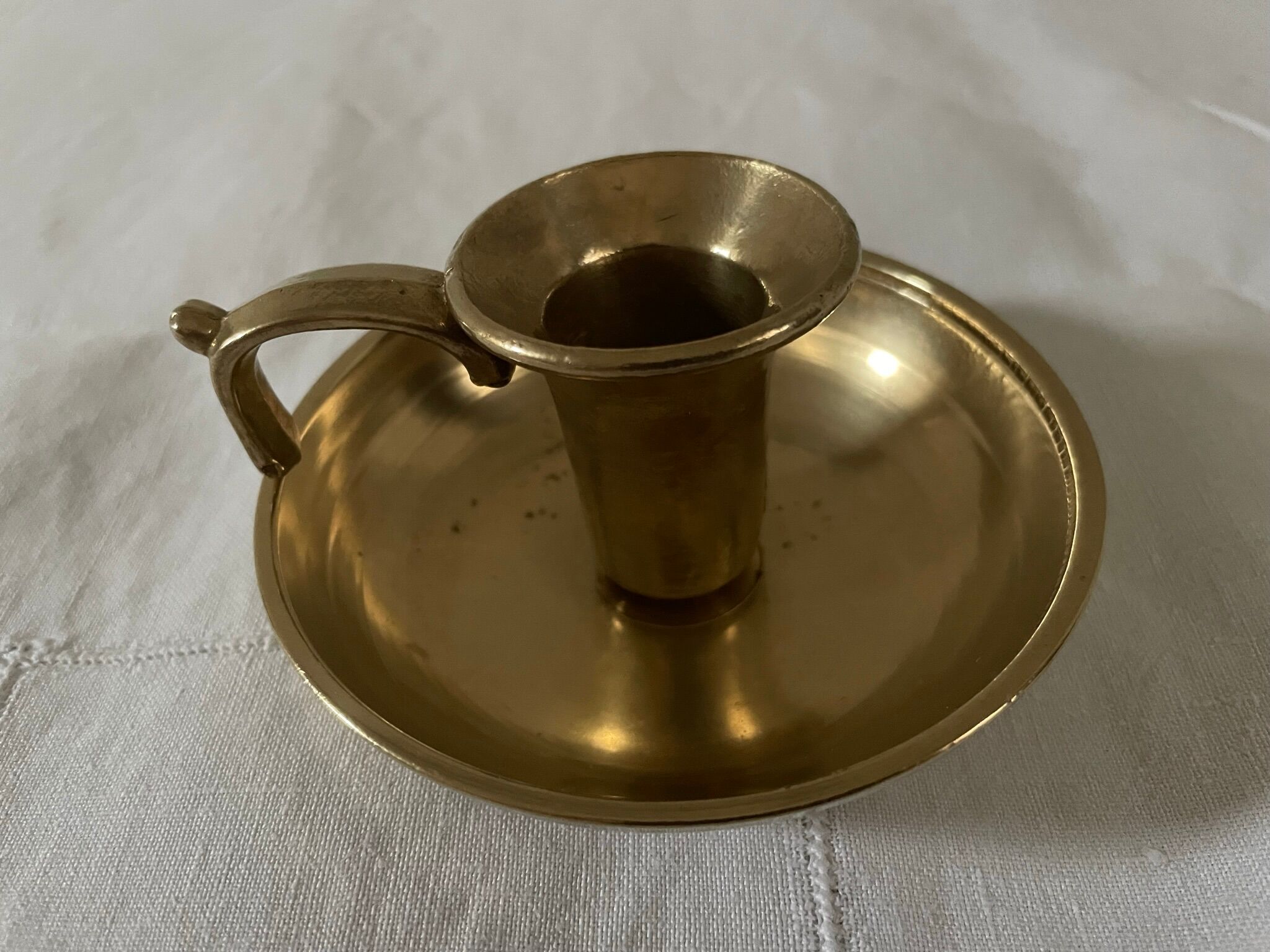 Brass candle holder