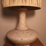 Enamelled ceramic lamp