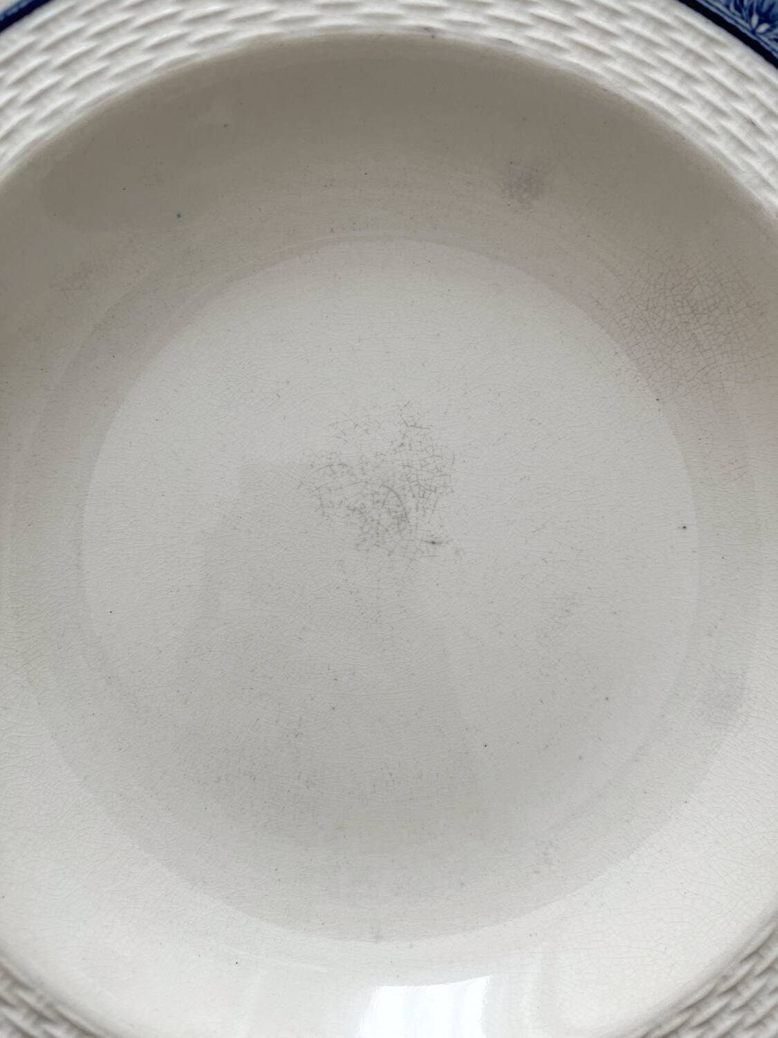 6 antique deep plates English ironstone Mintons Greenore