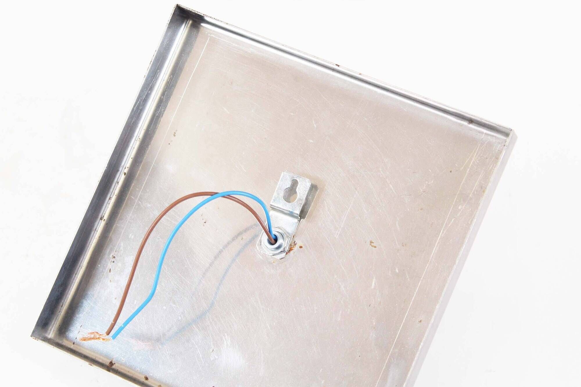 Brutalist glass wall sconce by Albano Poli for Poliarte, Italy 1970's