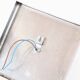 Brutalist glass wall sconce by Albano Poli for Poliarte, Italy 1970's