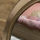 Oval gold medallion mirror – Classic style – 67 x 52 cm