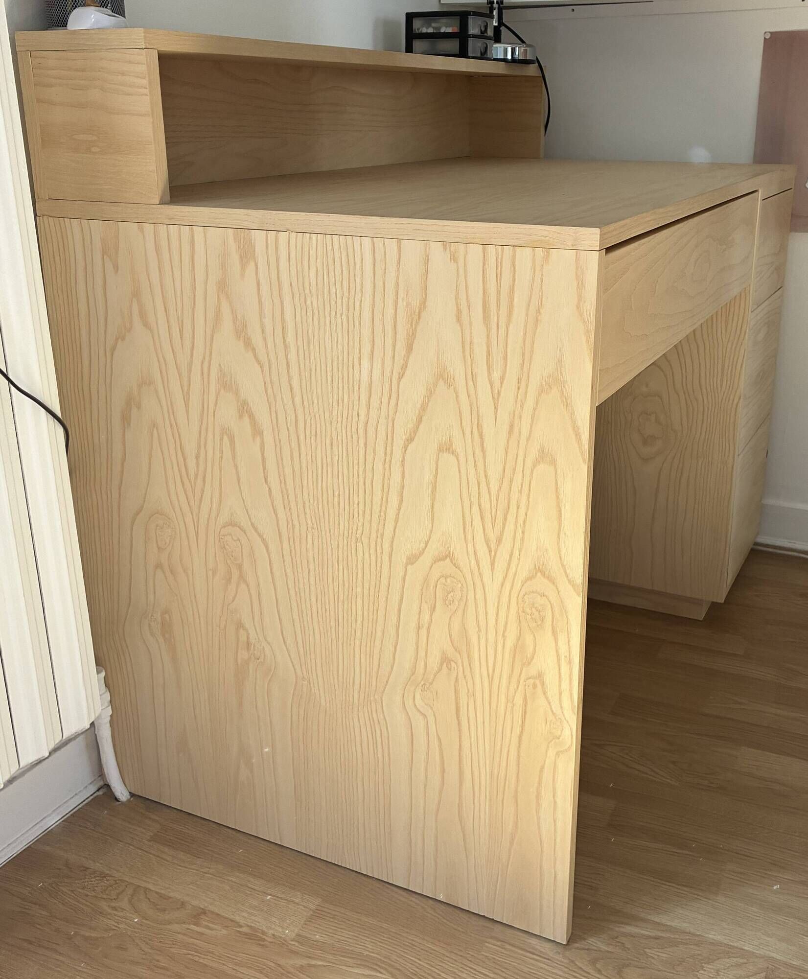Ash wood desk