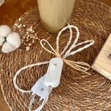 Vintage stoneware lamp