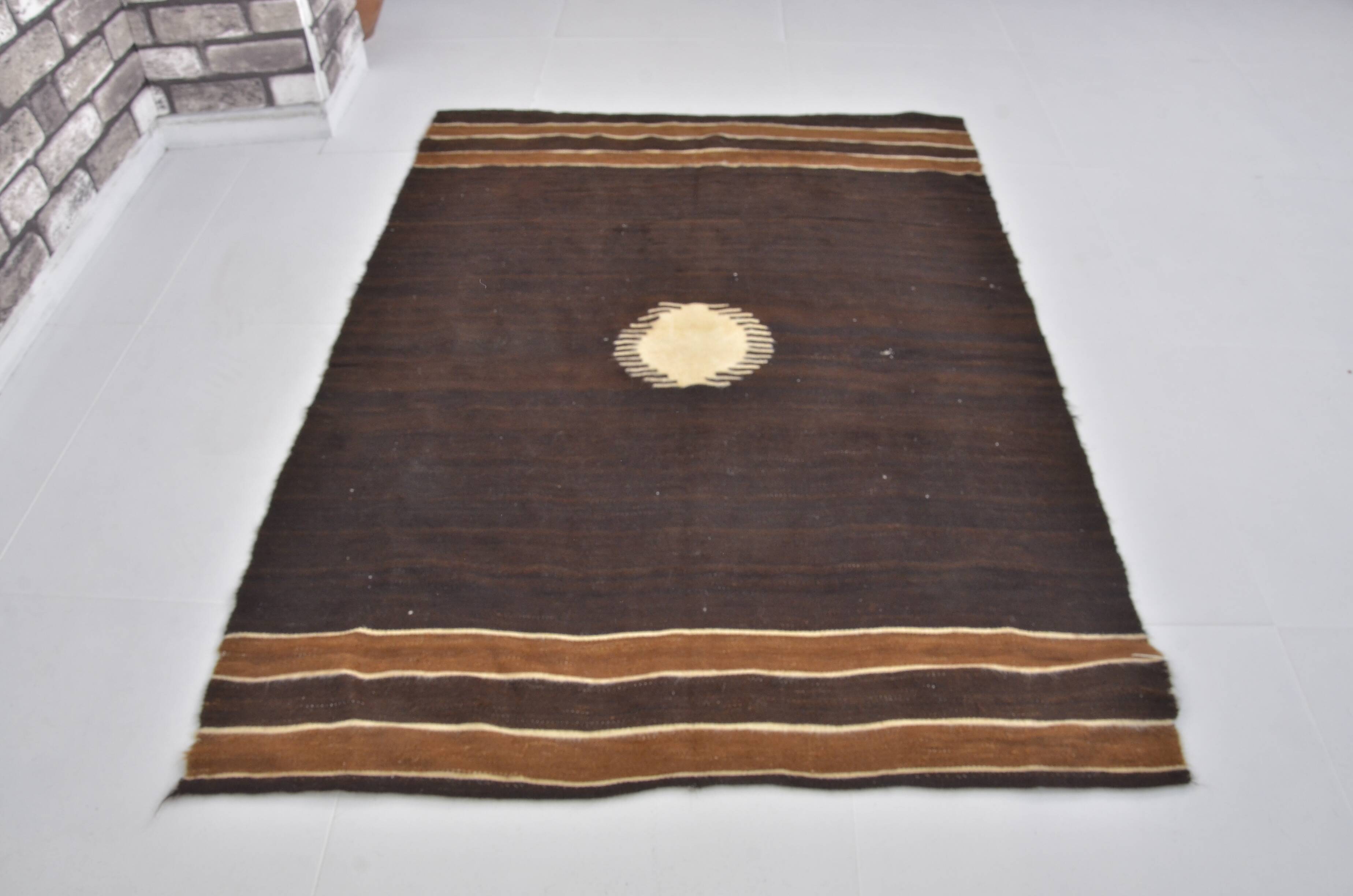 Decorative Angora Wool Kilim Rug sku 1711