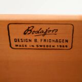 Small Scandinavian chest with black frames by Bodafors