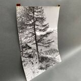 Bernard Darot silver gelatin photograph of a 20th-century mountain landscape