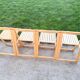 Set of 4 folding chairs by Aldo Jacober, 1970s/80s.
