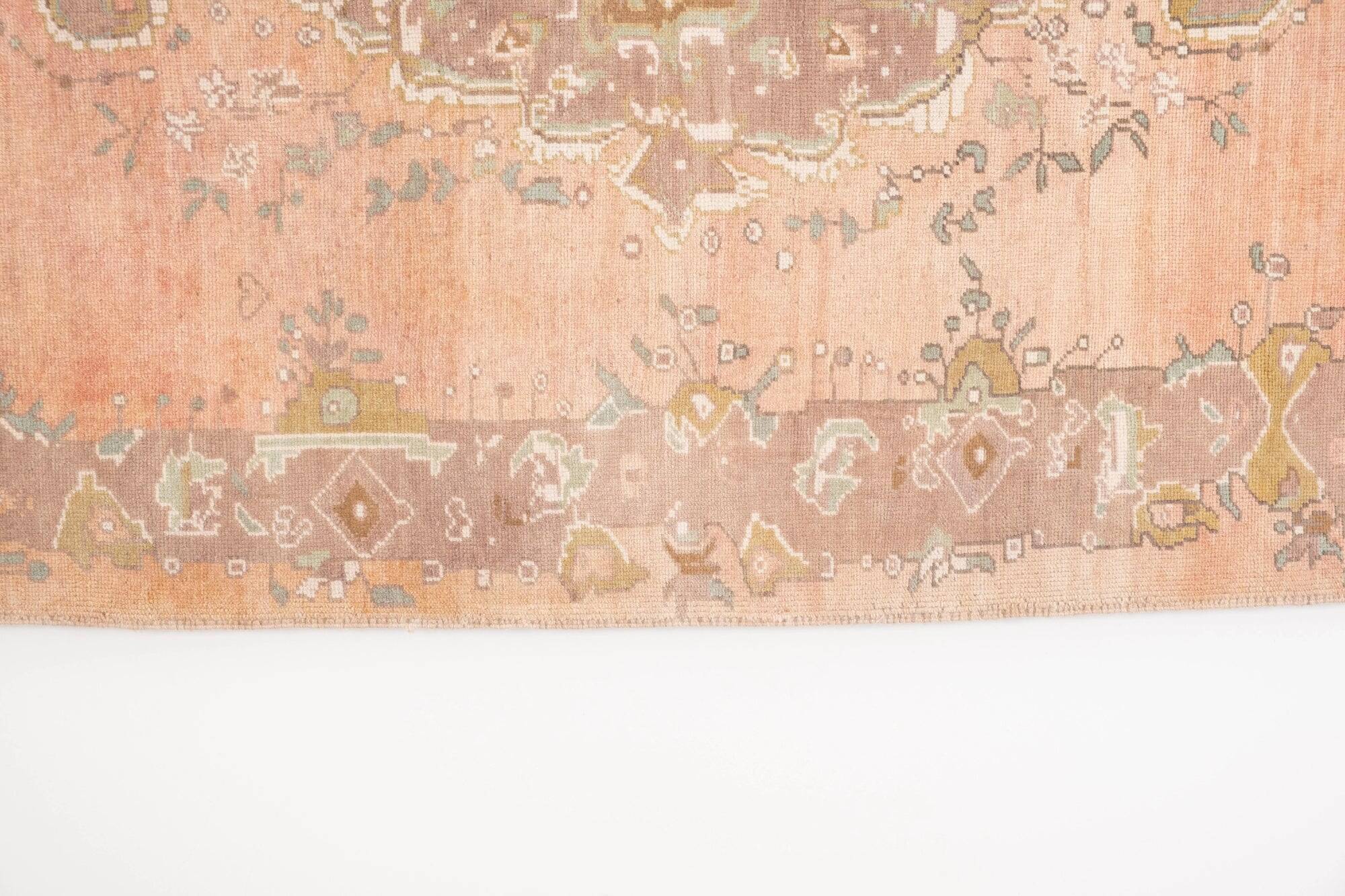Vintage Turkish handmade rug 152x295 cm