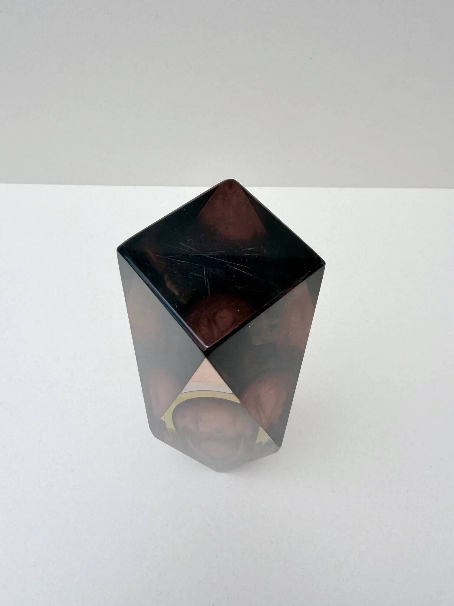Murano vase - Sommerso in blown glass, Italy 1970