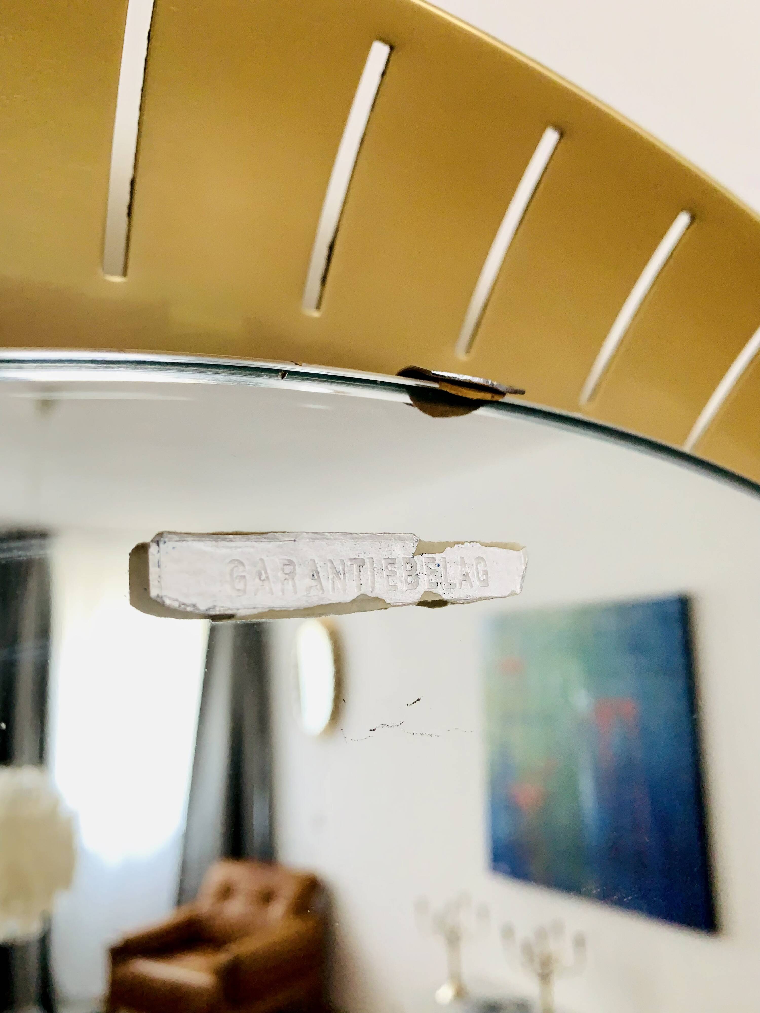 Miroir XXL lumineux de style moderne du milieu du siècle