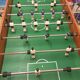 Old table football wood chrome vintage