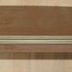 Modern mid-century writing desk signed Cartier in bronze and leather.