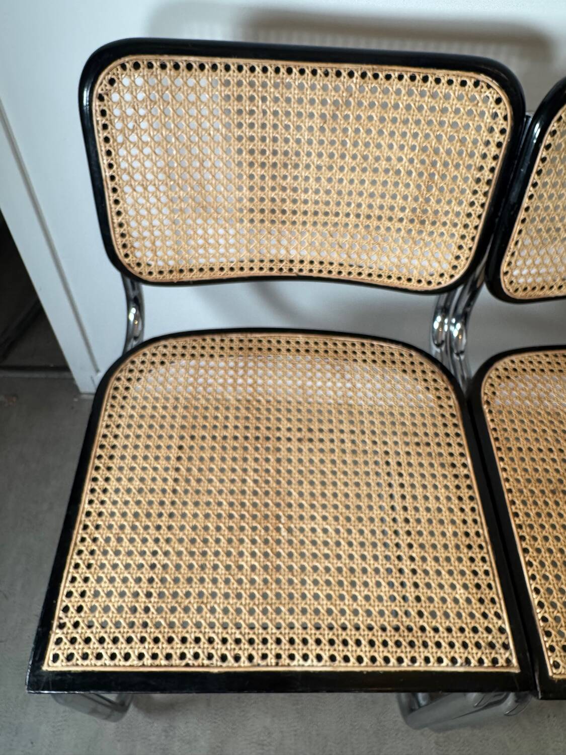 4 chaises Cesca Marcel Breuer  b32 - made in Italy