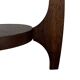 Table d'appoint Art Déco en chêne au design minimaliste