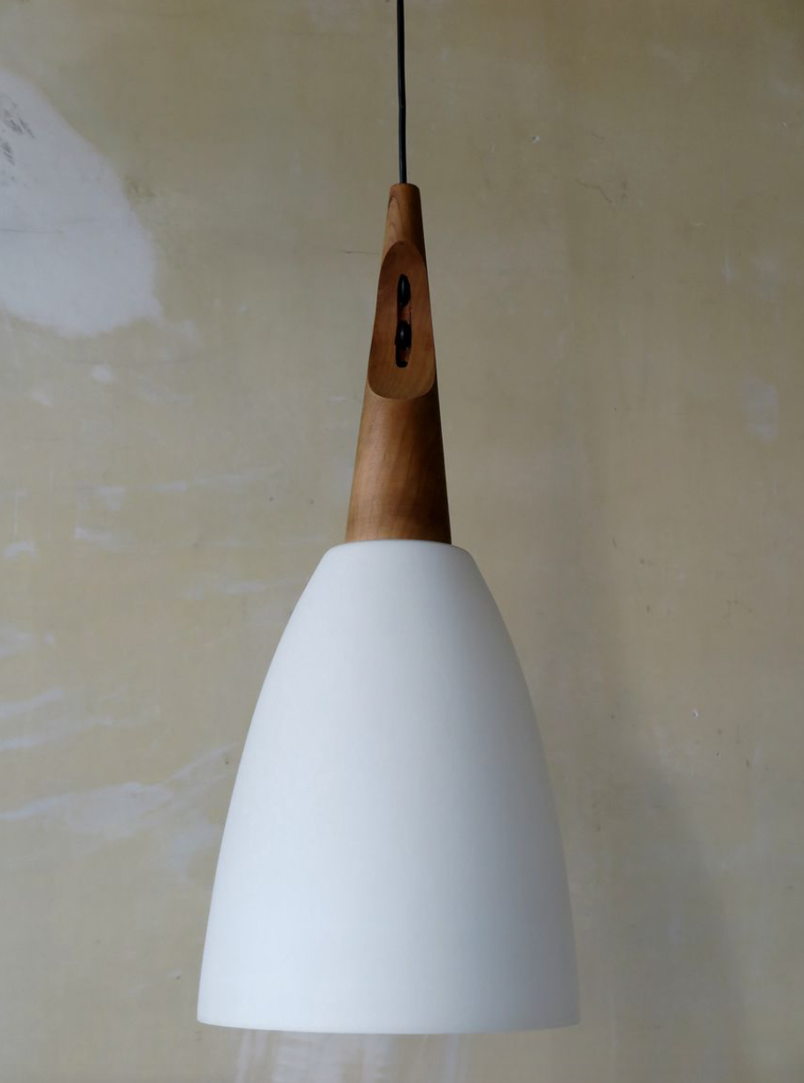 Italy glass mid-century suspension