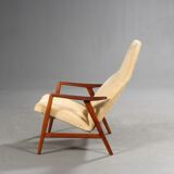 Fauteuil modèle 'Kontur', bois d'orme, Alf Svensson