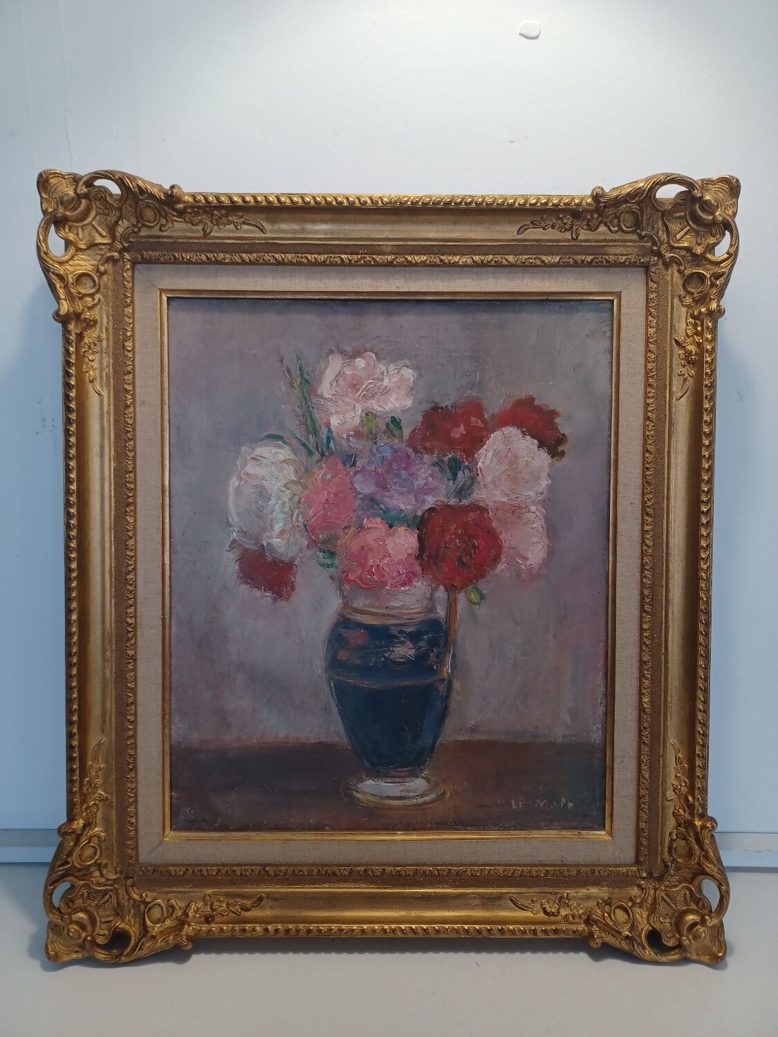 Oil on canvas by philippe le molt. 30s/40s