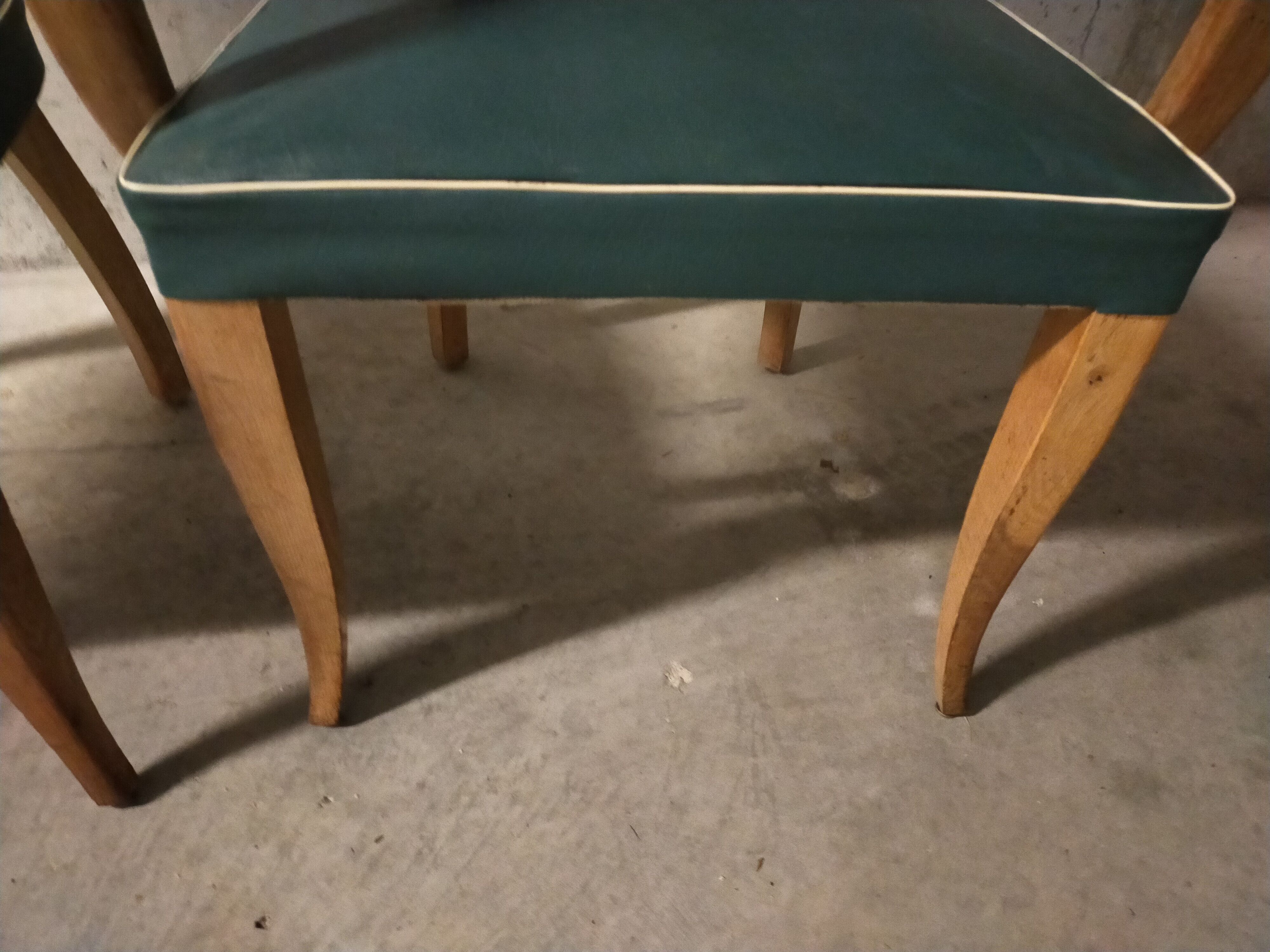 Pair of 50s bridge armchairs