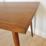 Mid-Century Modern Wooden Coffee Table: 1970s Vintage Lounge Decor