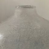 Vase organique « Scavo » vintage pâte de verre