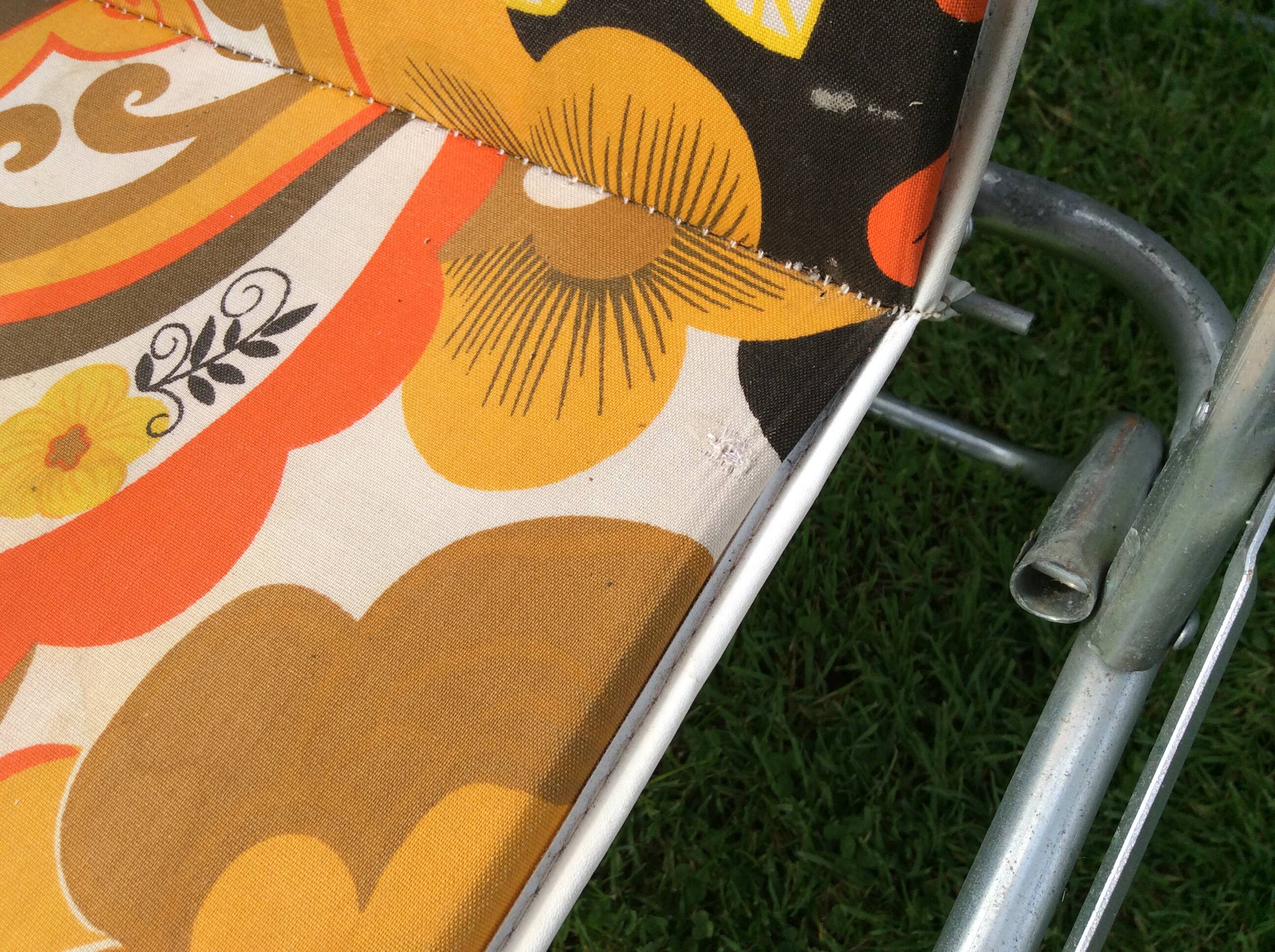 Pair of camping armchairs