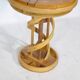 Solid wood side table Design Cherry wood DNA Helix Unique piece, 1980s