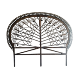 Peacock headboard