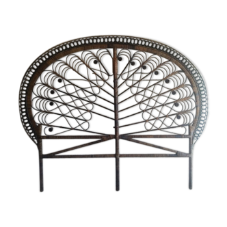Peacock headboard