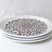 Assiettes staffordshire grès vintage