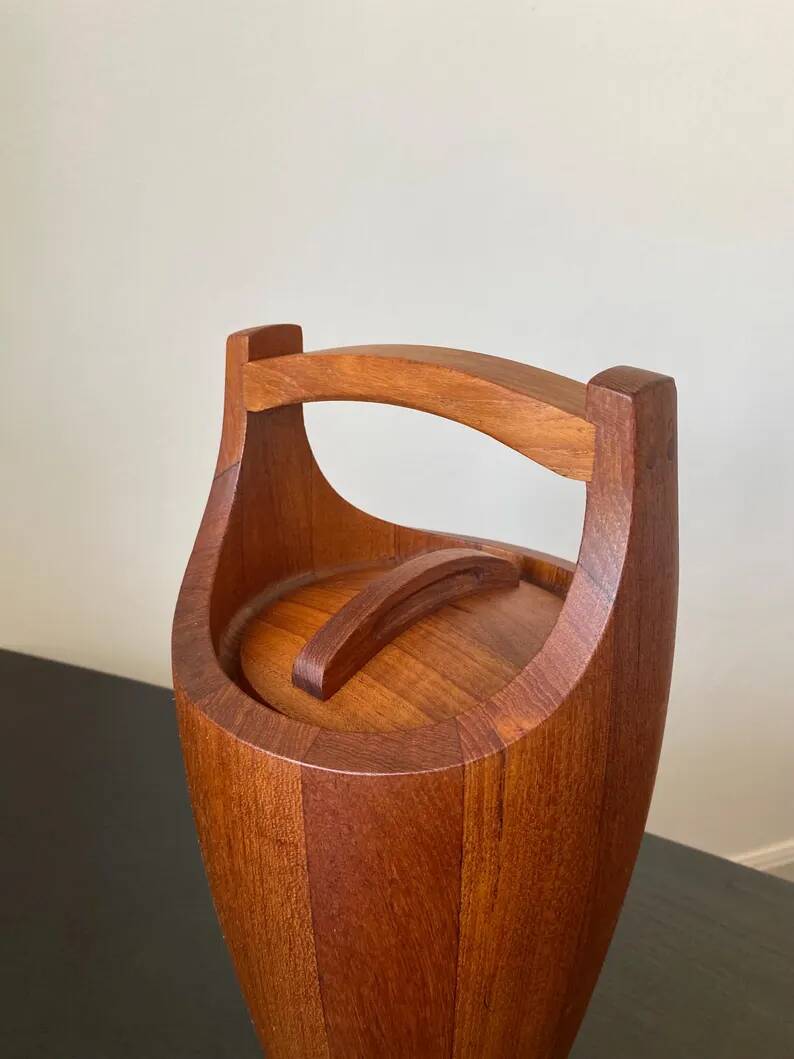Teak ice bucket by Jens Harald Quistgaard, Denmark 1950s