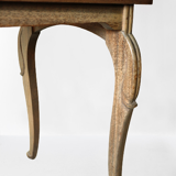 Art Deco style dressing table in mahogany gooseneck mirror