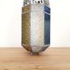 Old oriental lantern in metal and colored glasses - 1960