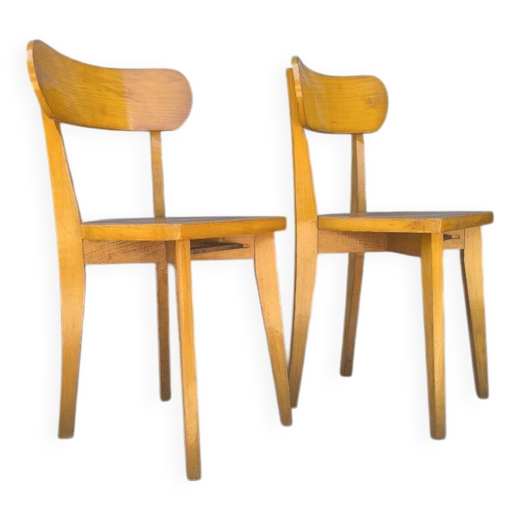 Paire de chaises bistrot Luterma 1960